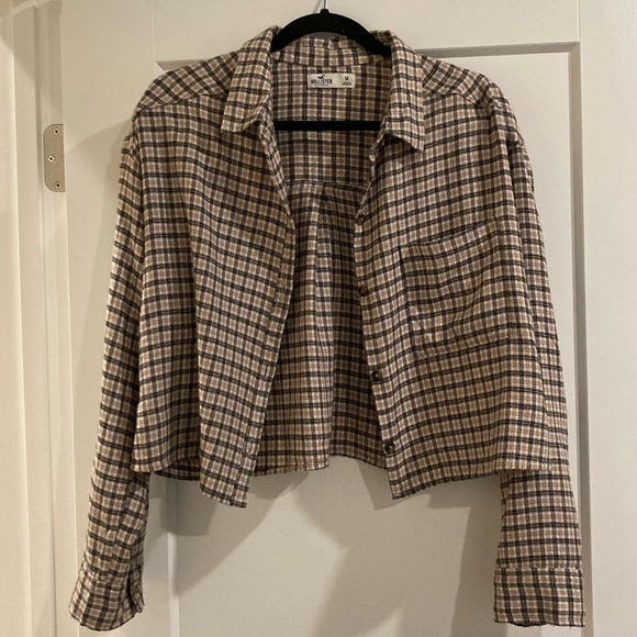 Hollister Cropped Flannel